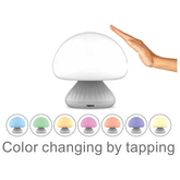 Firefly  Rechargeable Tap-It Night Light - Mushroom